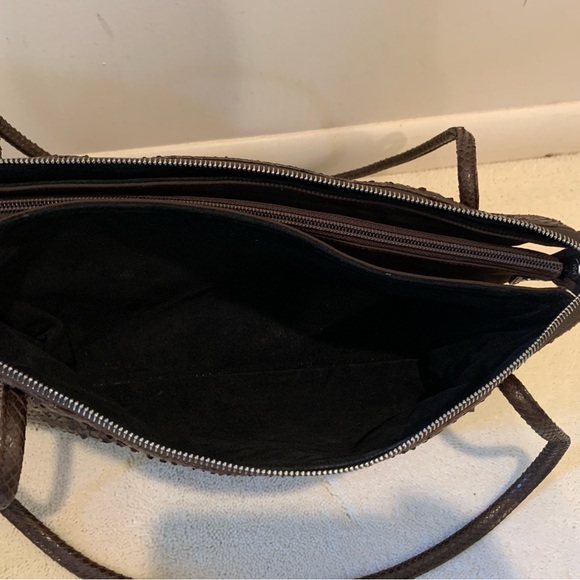 Georgio Armani Snakeskin Purse - women’s shoulder bag - Picture 11 of 12